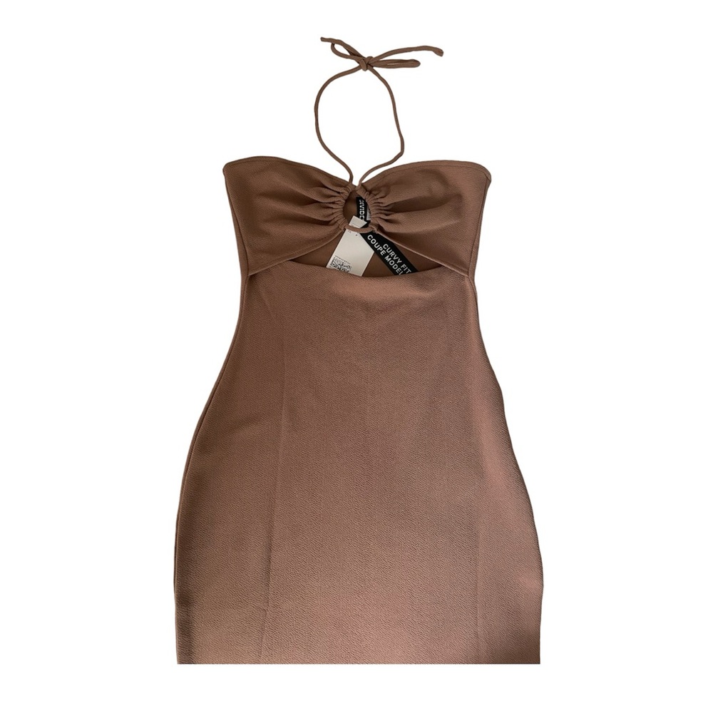 H&M Curvy Fit Bodycon Dress with Cut-Out, size S